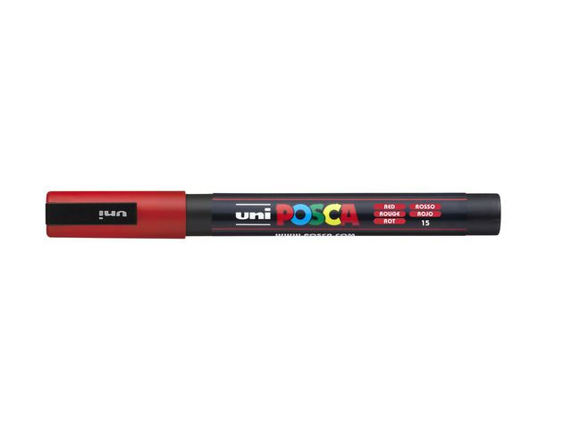 BildePaintmarker Uni Posca Pc-3M Rød