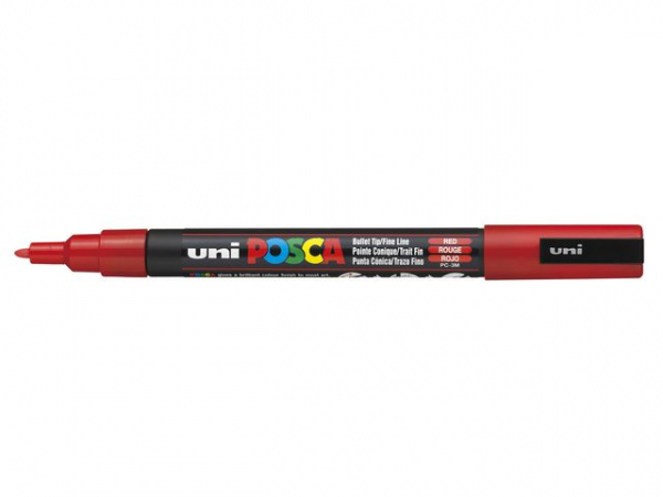 Paintmarker Uni Posca Pc-3M Rød