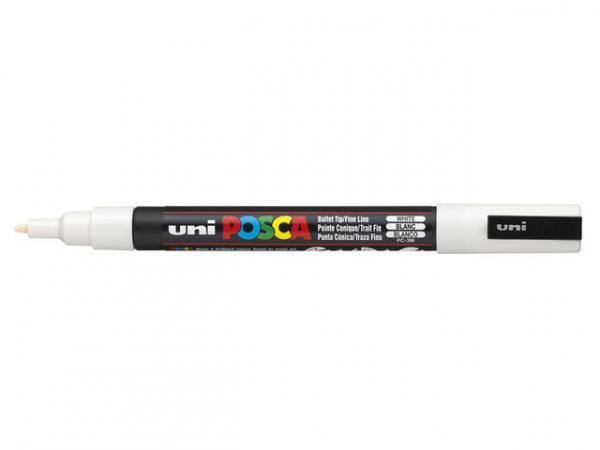 Paintmarker Uni Posca Pc-3M Hvit