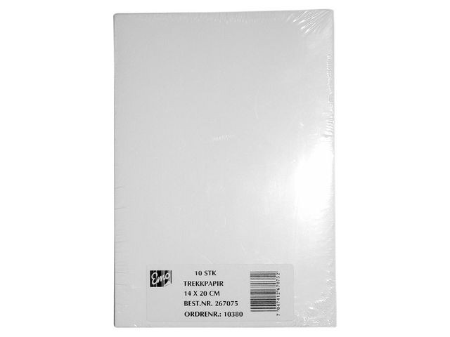 BildeTrekkpapir 14X20Cm 125G (10 stk)