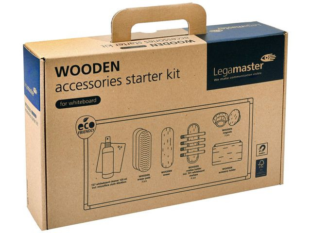 BildeStartpakke Legamaster Wood Whiteboa (17 stk)