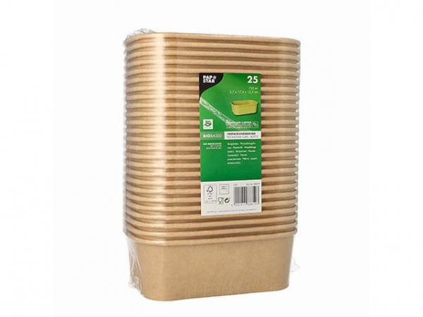 Matbeger Papp 750Ml 173X123X57Mm (25 stk)