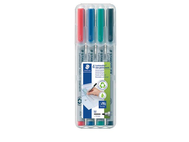 BildeMerkepenn Lumocolor 315M 1,0Mm Ass. (4 stk)