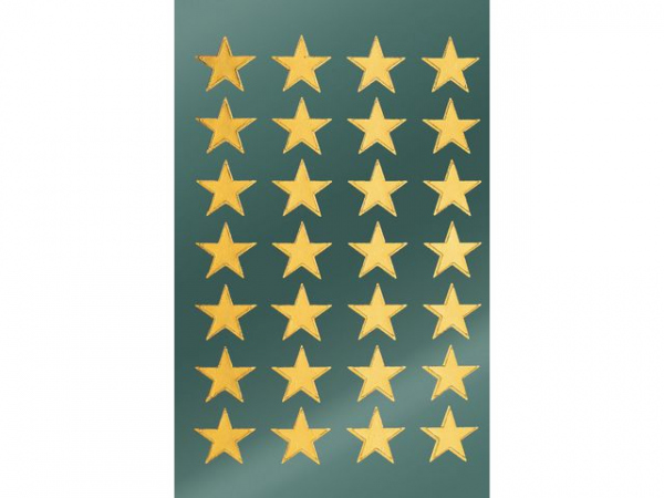 Etikett Avery Dekor Gullstjerner (2 stk)