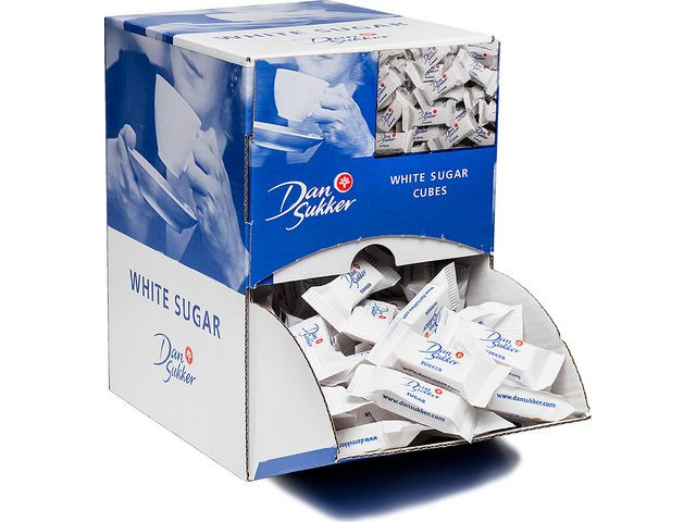 BildeSukkerbit Dansukker 2Pk 1Kg Hvit (227 stk)