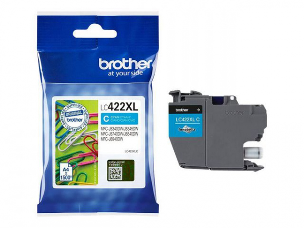 Blekk Brother Xl Lc422Xlc Cyan