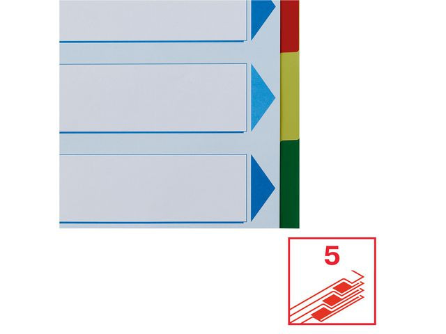 BildeSkilleblad Esselte A4+ Pp 5-Delt 5Frg (20 stk)