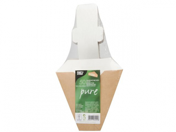 Sandwichboks Pure 12,3X5,2Cm Vindu (50 stk)