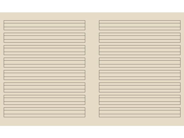 BildeArbeidsbok 17X21 80G 23,5Mm 6:6:6 Hj.lin (20 stk)