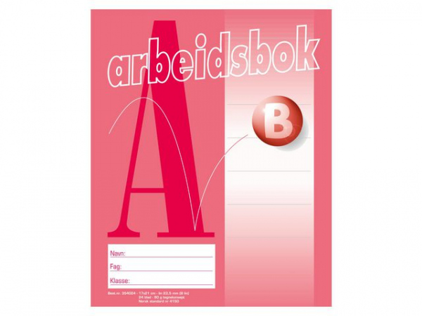 Arbeidsbok 17X21 80G 23,5Mm Linjert (20 stk)