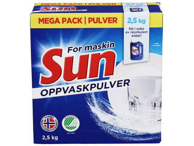 BildeMaskinoppvask Sun Pulver 2,5Kg