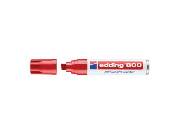 Merkepenn Edding 800 Skrå Rød (5 stk)