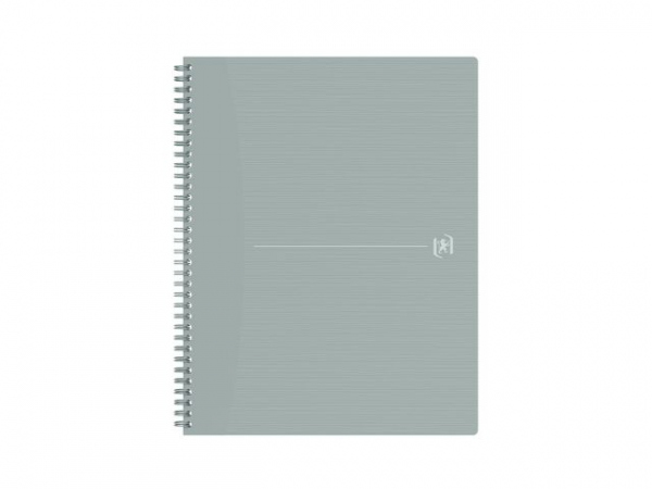 Notatbok Oxford Origins A4+ Rut 90G Grå (5 stk)