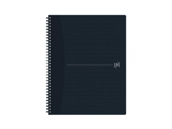 Notatbok Oxford Origins A4+ Rut 90G Sort (5 stk)