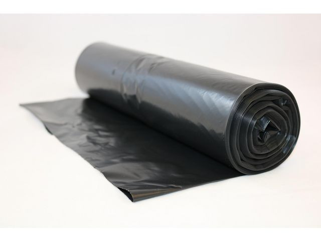 BildeAvfallssekk 400/250X1100 90My Sort (10 stk/rull, 12 ruller)