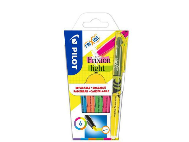 BildeTekstmarker Pilot Frixion Light Ass (6 stk)