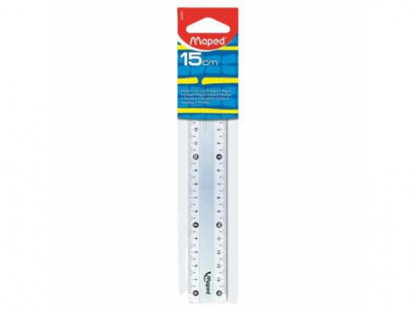Linjal 1 Plast 15 Cm