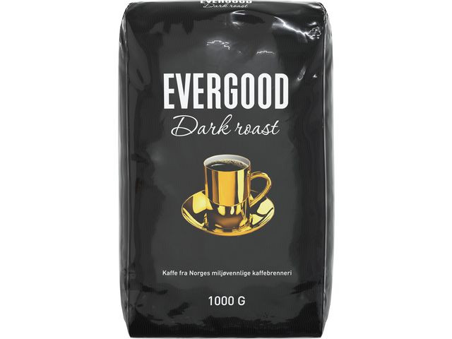 BildeKaffe Evergood Dark Filtermalt 1000G (9 stk)