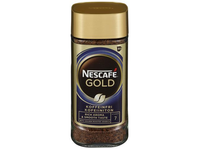 BildeKaffe Nescafé Gull Koffeinfri 100G