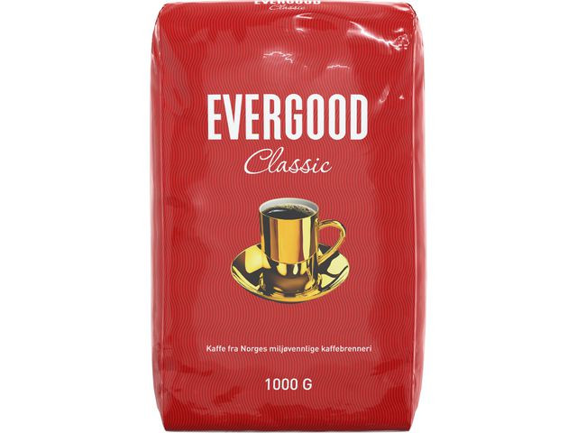 BildeKaffe Evergood Filtermalt 1000G (9 poser)