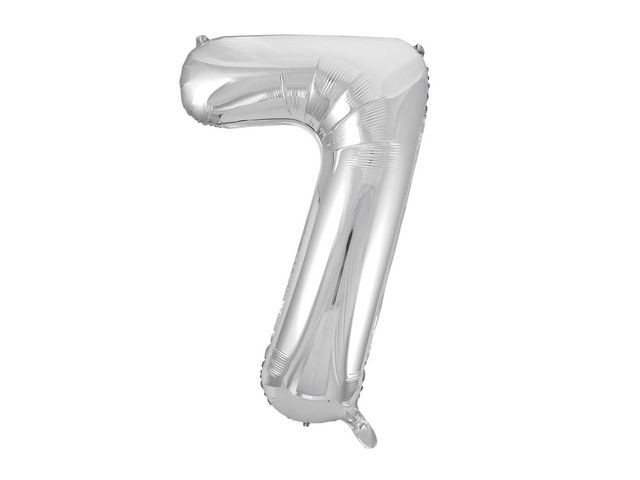 BildeBallong Folie 86Cm Tall 7 Sølv