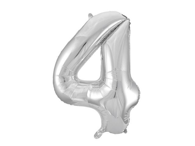 BildeBallong Folie 86Cm Tall 4 Sølv