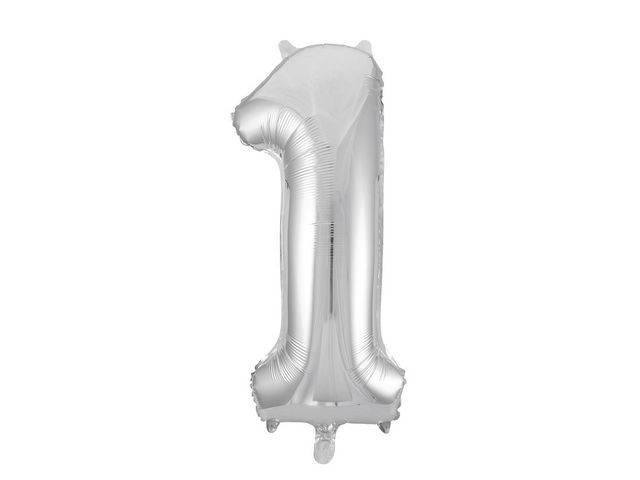 BildeBallong Folie 86Cm Tall 1 Sølv