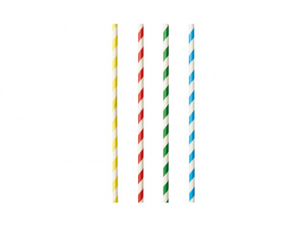 Sugerør Papstar 21Cm Assortert (100 stk)