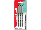Rollerpenn Uni Ball 157 Eye 0,7 Sort (3...