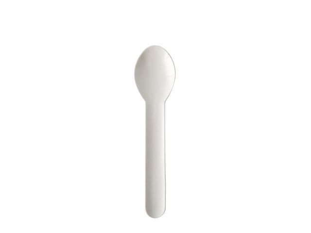 BildeTeskje Pure Papp 13Cm Hvit (100 stk)