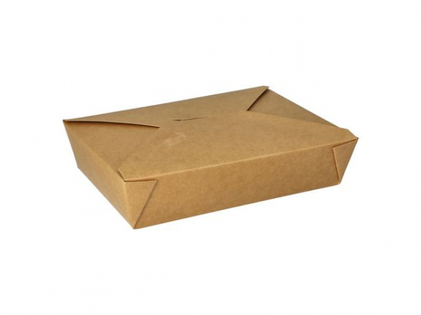 Takeawayboks Pure Papp Foldet 1500Ml (50 stk)