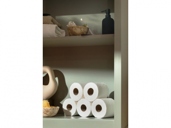 Toalettpapir Lambi 3L 20,6M Hvit (8 stk/pk, 5 pakker)
