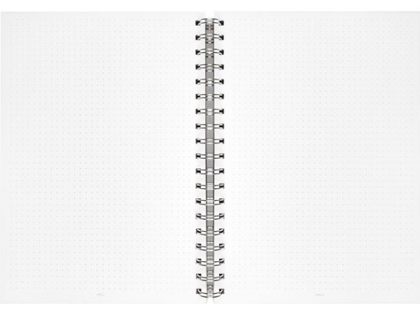 Notatbok Burde Dotnotes B5 Spiral Blomst