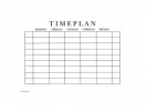 Timeplan A5 Gangetabell (200 stk)