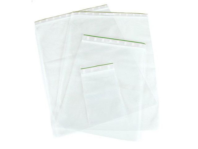 BildeLynlåspose 100X150 U/Felt Hull (100 stk)