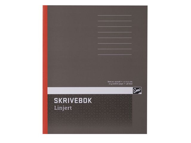 BildeSkrivebok Emo 17X21 70G 48Bl Linjer (10 stk)