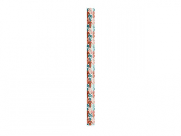 Gavepapir 70Cmx10M The Animals (25 stk)