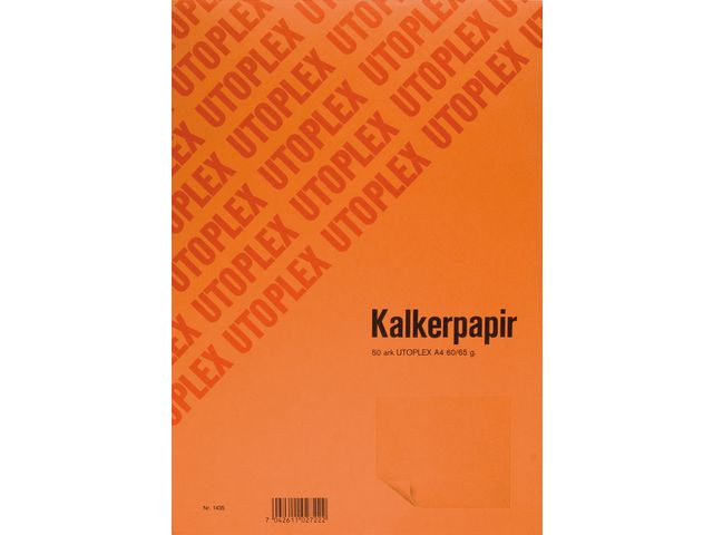 BildeKalkerpapir Utoplex A4 65G 50 Blad