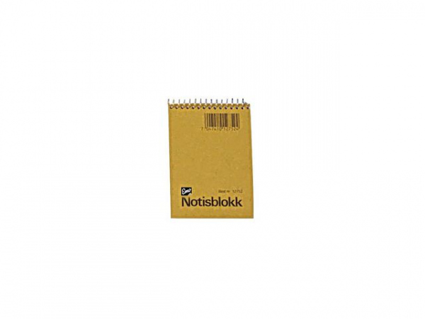 Notisblokk Emo 9X14Cm 60G 50Bl Linj Spir (10 stk)