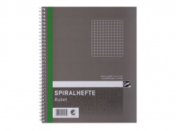 BildeSpiralhefte Emo 17X21Cm 70G 50Bl Ruter (10 stk)