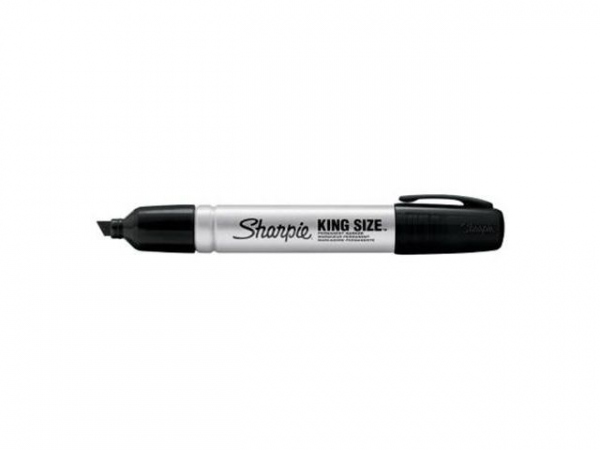 Merkepenn Sharpie Large Skrå Sort (12 stk)