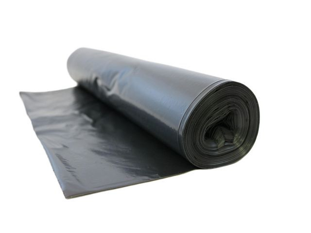 BildeAvfallssekk Ld-Pe 76X130Cm 65My Sort (10 stk/rull, 8 ruller)