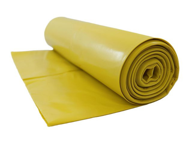 BildeAvfallssekk Ld-Pe 60X90Cm 70My Gul (25 stk/rull, 8 ruller)