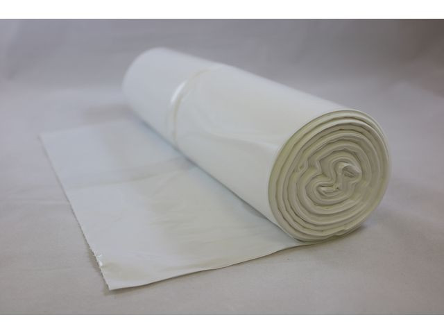 BildeAvfallspose Ld-Pe 60X90Cm 30My Hvit (50 stk/rull, 10 ruller)