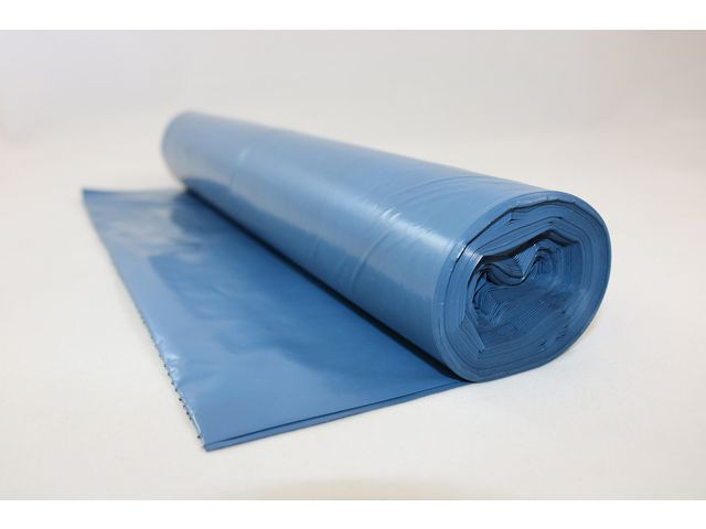 BildeAvfallssekk Ld-Pe 75X115Cm 90My Blå (10 stk/rull, 8 ruller)