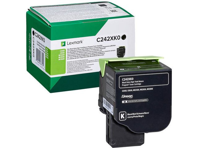 BildeToner Lexmark C242Xk0 Sort