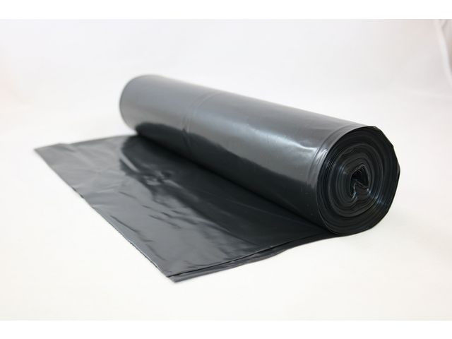 BildeAvfallssekk Ld-Pe 80X125Cm 50My Sort (25 stk/rull, 8 ruller)