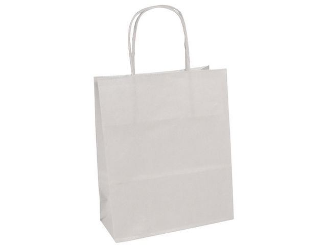 BildeGavepose Cf Kraft 16X8X21Cm Hvit (25 stk)