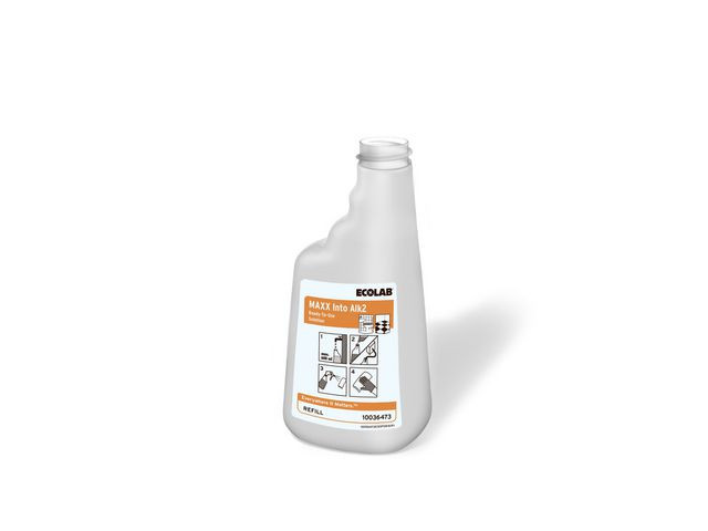 BildePåfyllflaske Ecolab Maxx Into Alk2 650Ml (6 stk)