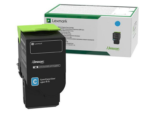 BildeLEXMARK Toner 78C2XCE Cyan Return